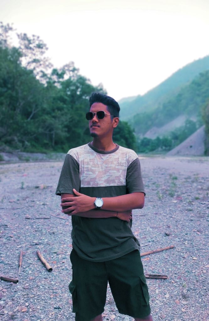 Saksham Basnet at Ridi Khola Hydropower Dam