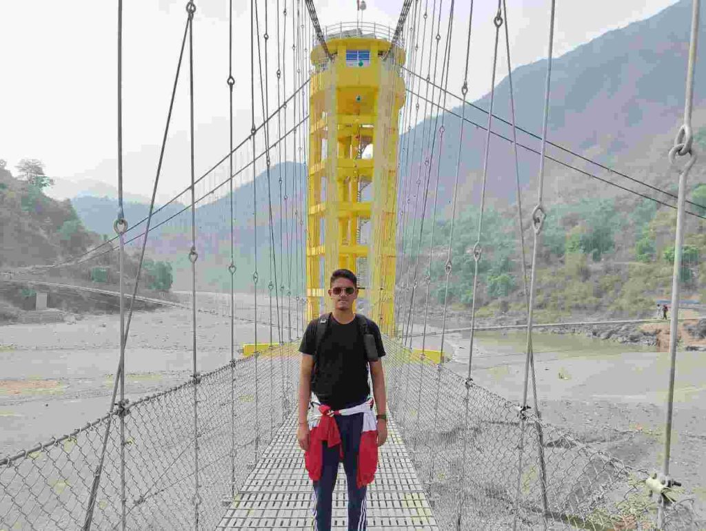 Saksham at Ridi Tinmukhe Bridge